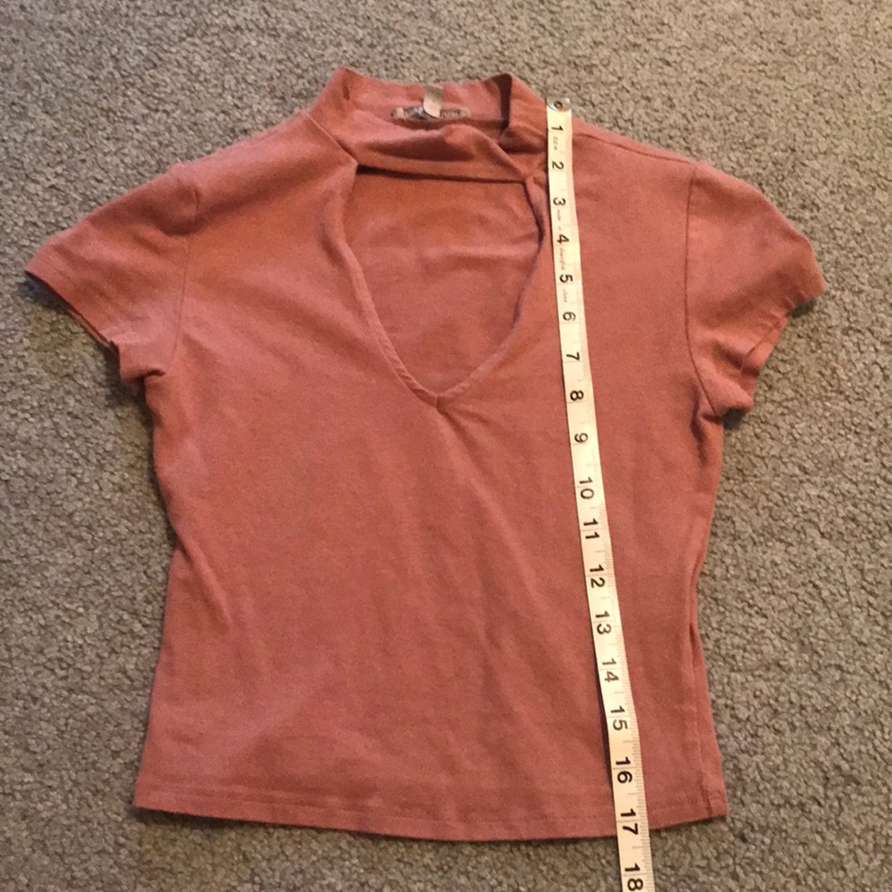 Dusty rose crop top